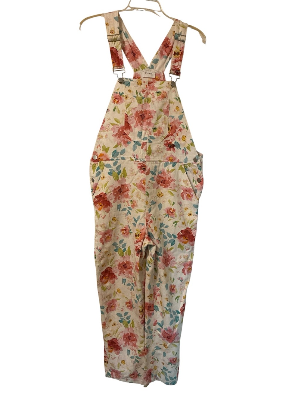 Storia Pink Rose 100% Cotton Overalls. Size Small. - Picture 5 of 16